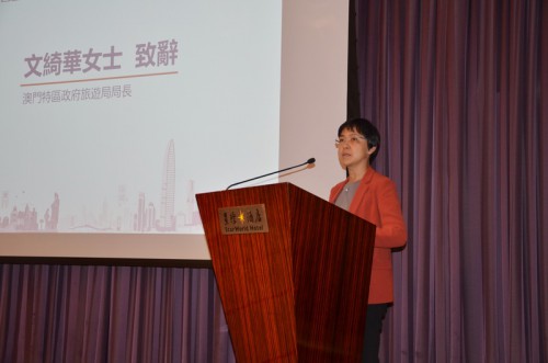 澳門旅遊局局長文綺華表示，近年深澳兩地合作在旅遊、文化創意、金融、會展及青年創新創業方面亮點頻頻、成效顯著